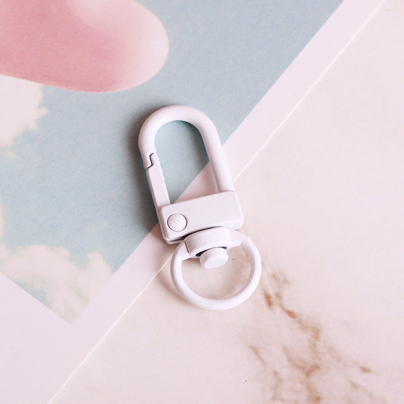 Wholesale DIY Metal Paint Color Keychain Accessories